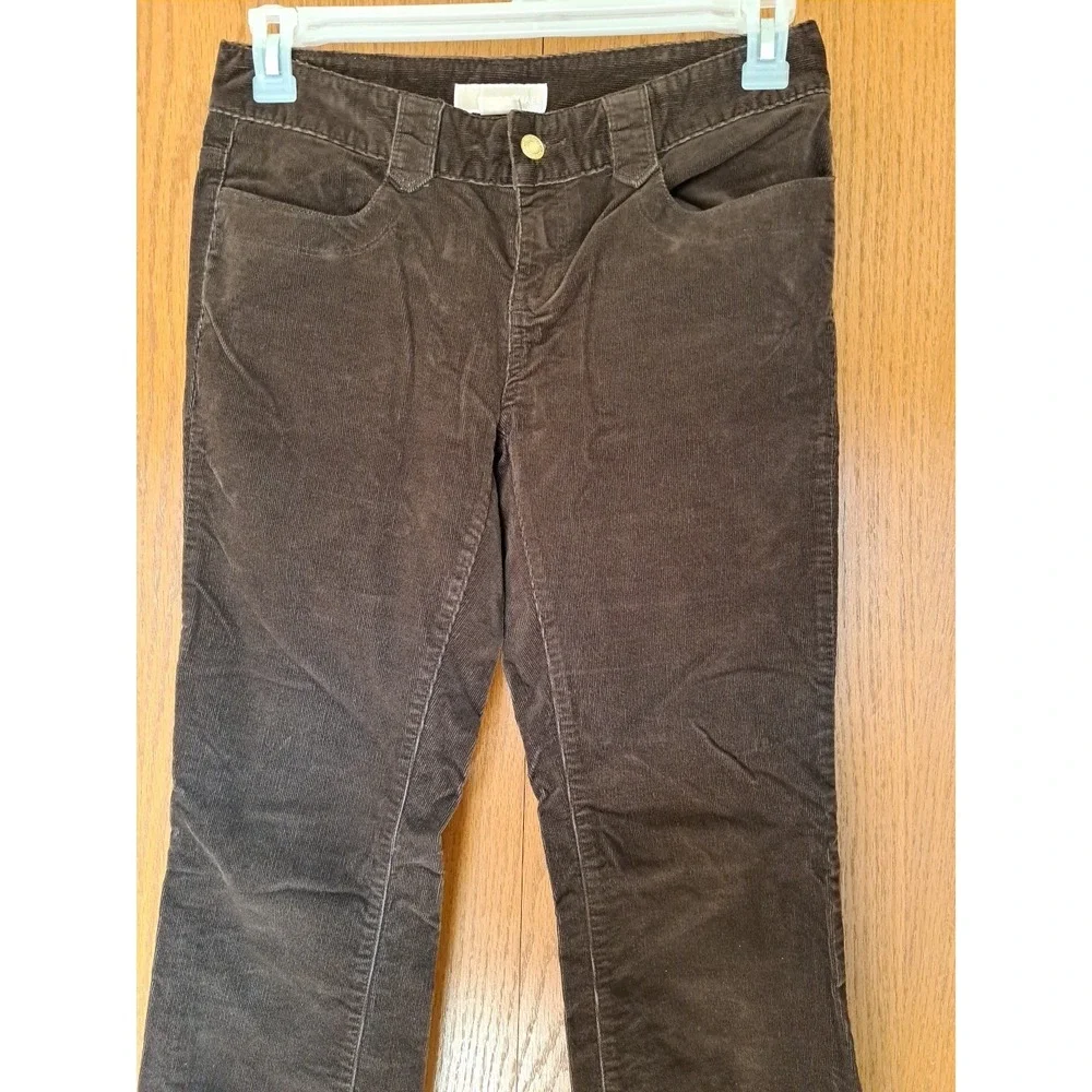 Michael Kors Women's Brown Stretch Cotton/Elastan Corduroy Pants Trousers 4 New